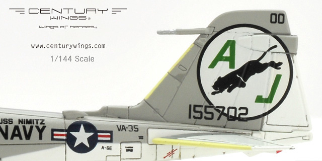 A-6E Intruder, U.S.Navy VA-35, BLACK PANTHERS AJ500, 1978, 1:144, Century Wings 