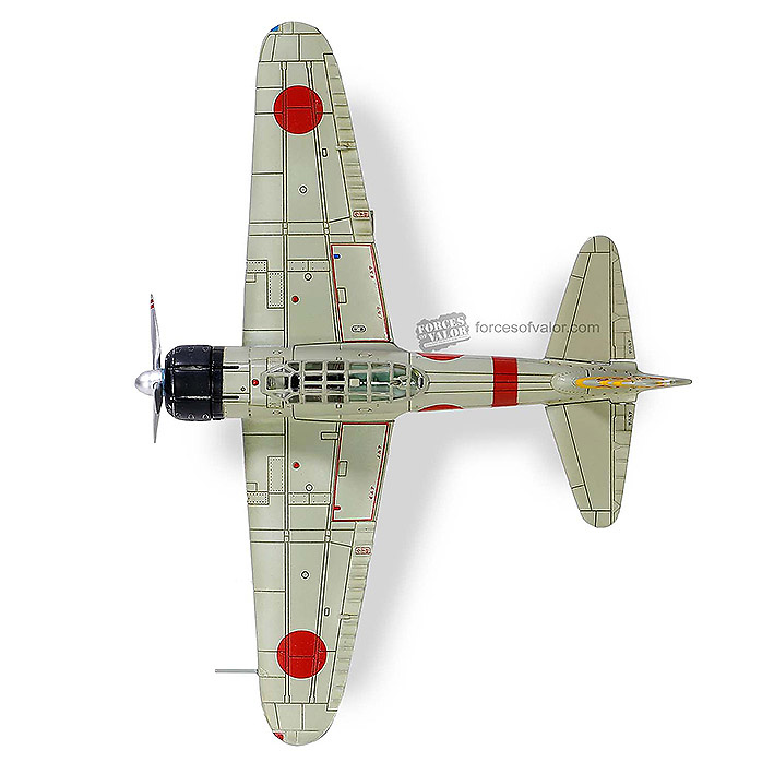 A6M2 Zero-Sen/Zeke, IJNAS Akagi Hikotai, Pearl Harbor, December 7th 1941, 1:72, Forces of Valor 