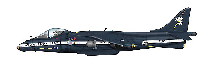 AV-8B Harrier II Plus BuNo 165006, VMA-513 NAF, El Centro, California, November 2010, 1:72, Hobby Master 