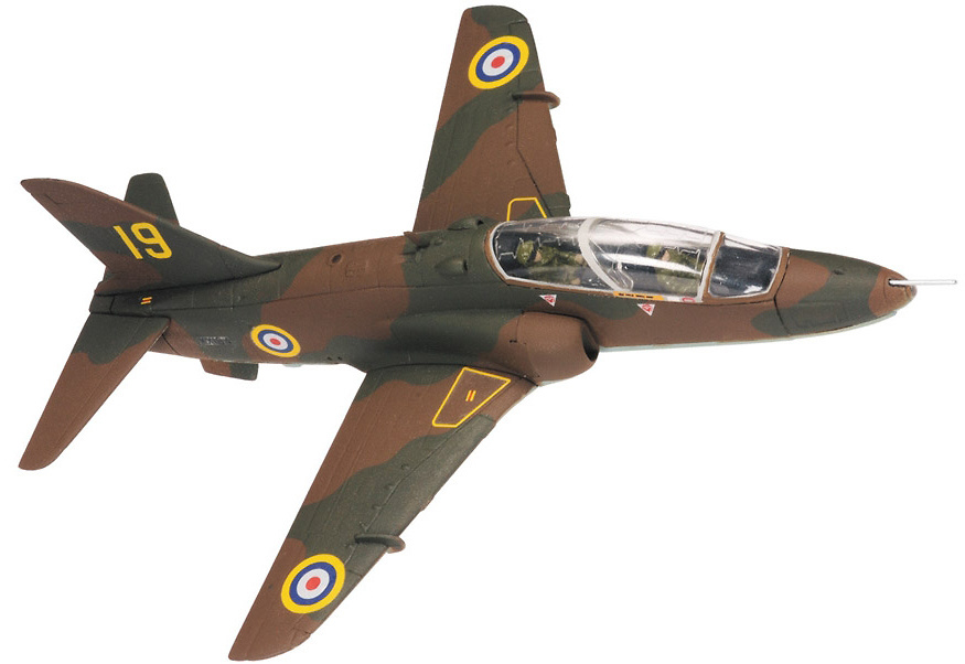 BAe Hawk T.1A, RAF 19 Sqn., 4 FTS, RAF Valley, Anglesey, 2008, 1:72, Corgi 