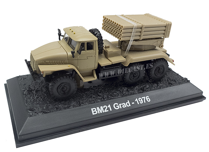 BM21 Grad, Multiple Rocket Launcher, USSR, 1976, 1:72, Amercom 