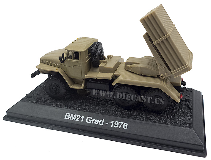 BM21 Grad, Multiple Rocket Launcher, USSR, 1976, 1:72, Amercom 