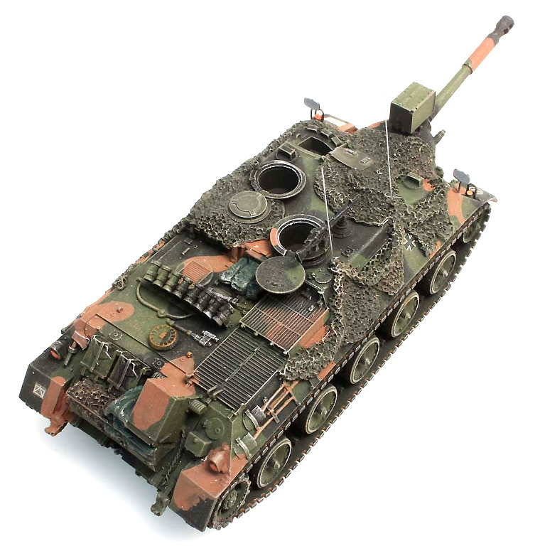BRD Kanonenjagdpanzer 90mm, combat ready, Camouflage, German Army, 1:72, Artitec 