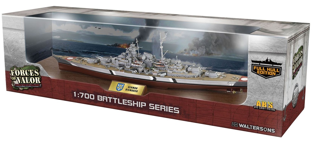 Battleship Bismarck, Full Hull Edition, Battle of the Denmark Strait, May 1941, Forces of Valor 