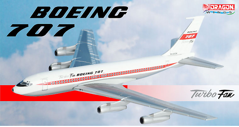Boeing 707 Turbo Fan, N-93134, 1:400, Dragon Wings 55707 Boeing 707 Turbo Fan, N-93134, 1:400, Dragon Wings 55707