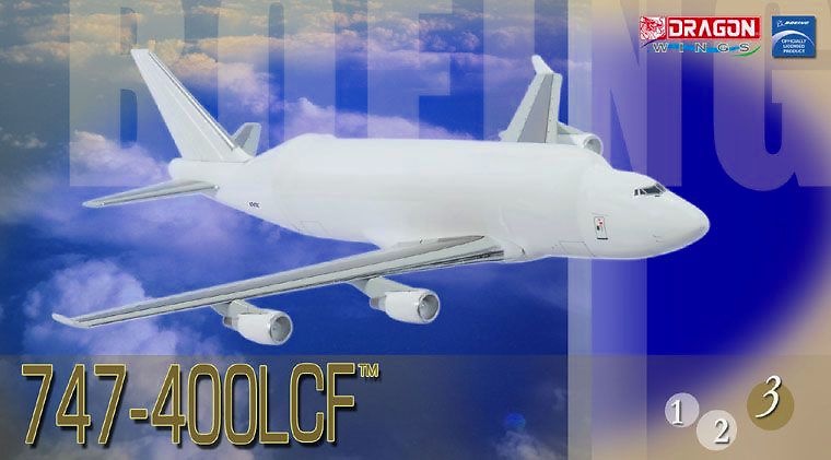 Boeing 747 Large Cargo Freighter,1:400, Dragon Wings 55154