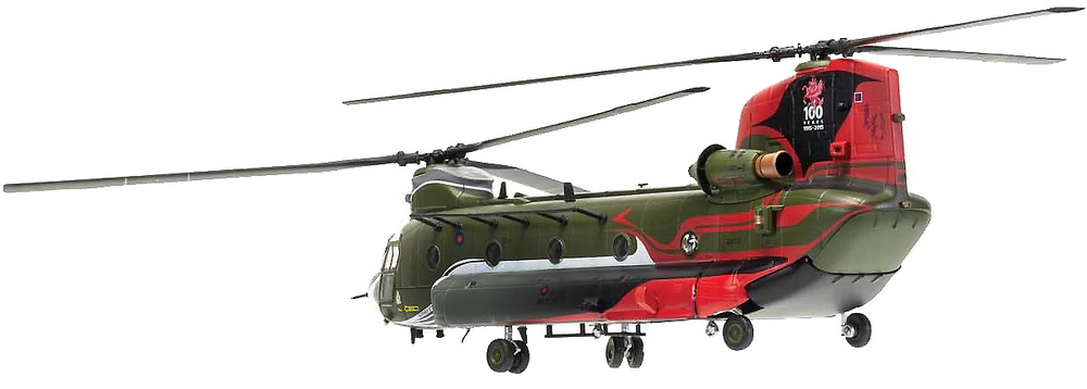 Boeing Chinook HC.4 ZA712, RAF No.18 (B) Squadron, 100 Years, 1:72, Corgi 