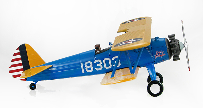 Boeing Stearman Kaydet Trainer 18303, Tuskegee Airmen, 1:48, Hobby Master 