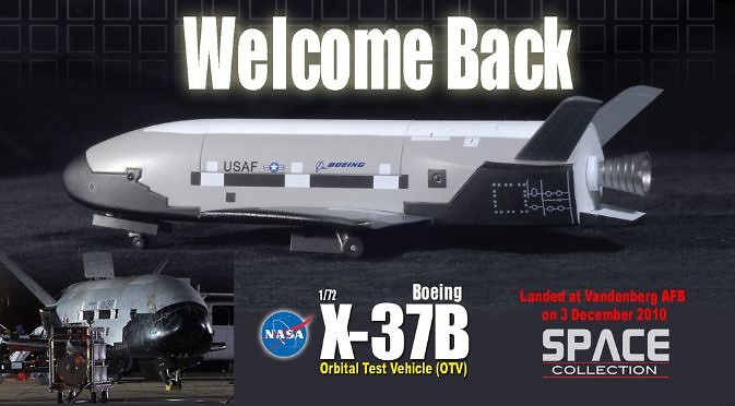 Boeing X-37B, Orbital Test Vehicle (OTV), December, 2010, 1:72, Dragon Space Collection 