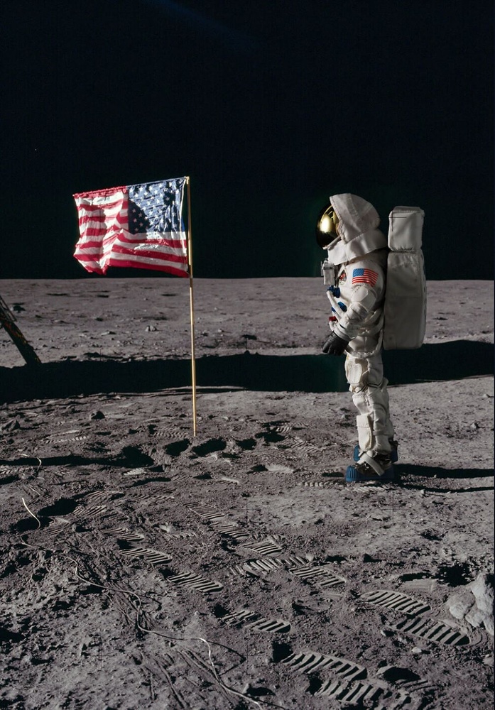 Buzz Aldrin Lunar module pilot of Apollo 11, 1:12, Did XS80034 