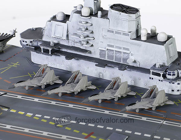 Chinese (PLAN) aircraft carrier, LiaoNing, South China sea, 2016 December, 1: 700, Forces of Valor 