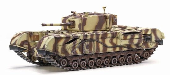 Churchill Mk.III, 145th Royal Armored Corps, 21st Tank Brigade Junior Regiment, Tunisia, 1943, 1:72, Dragon Armor 