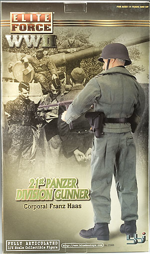 Corporal Franz Haas, 21st Panzer Division Gunner, 1:6, Elite Force 