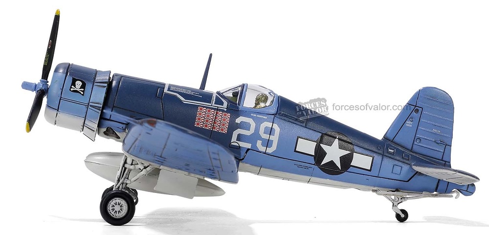 Corsair USMC F4U-1, VF-17 Sqn, Lt. Ira Kepford, Jolly Rogers