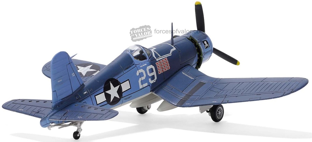 Corsair USMC F4U-1, VF-17 Sqn, Lt. Ira Kepford, Jolly Rogers