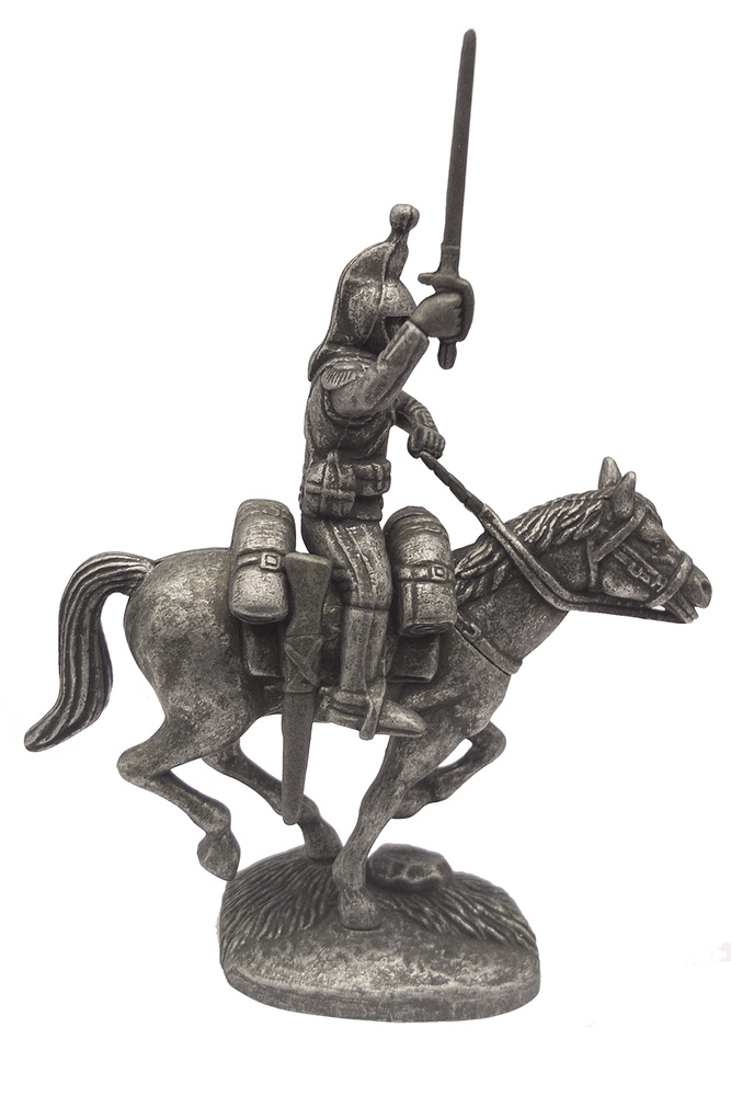 Cuirassier officer on horseback, France, 1914, 1:24, Atlas Editions 