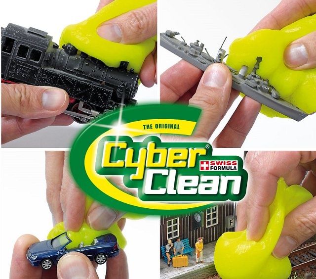 Cyber-Clean, cleaner for all types of miniatures, Busch 