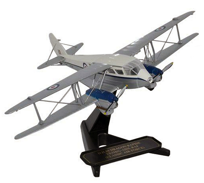 DH Dragon Rapide TX310, G-AIDL RAF, Classic Air Force, 1:72, Oxford 