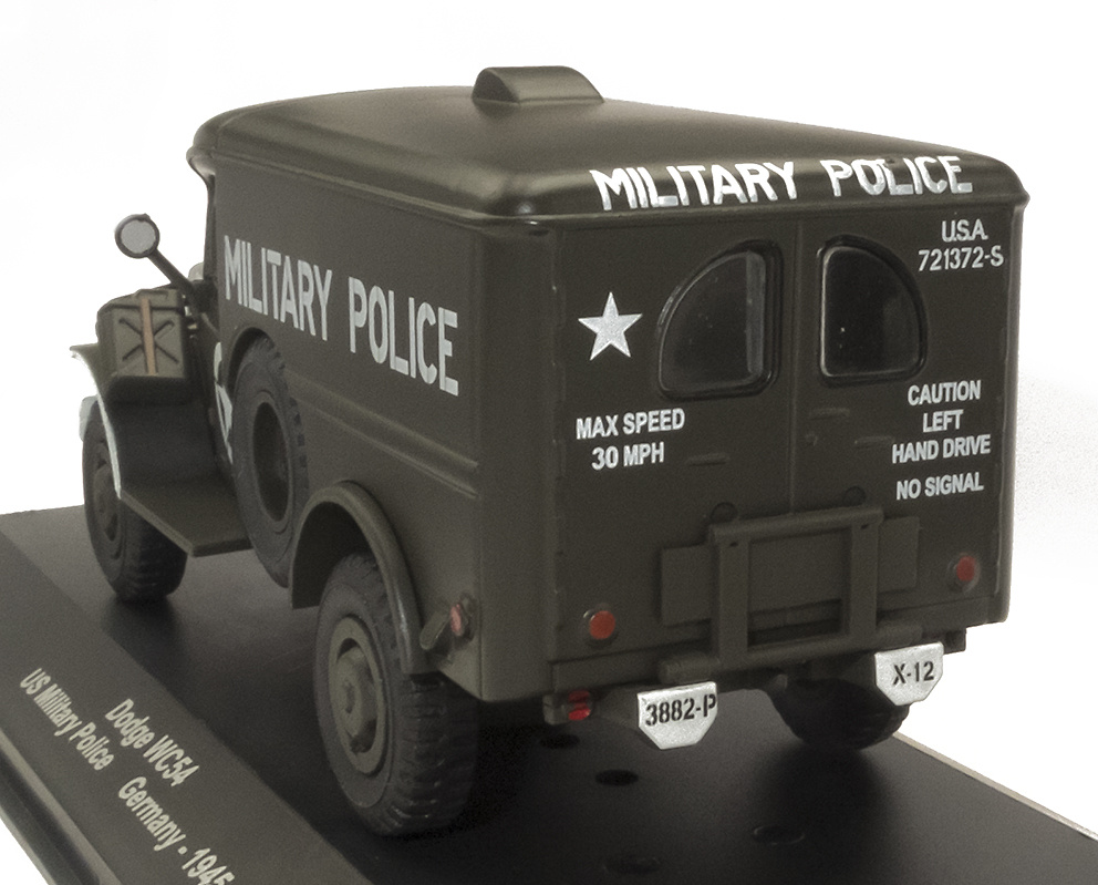 Dodge WC54, US Military Police, Germany, 1945, 1:43, Atlas 