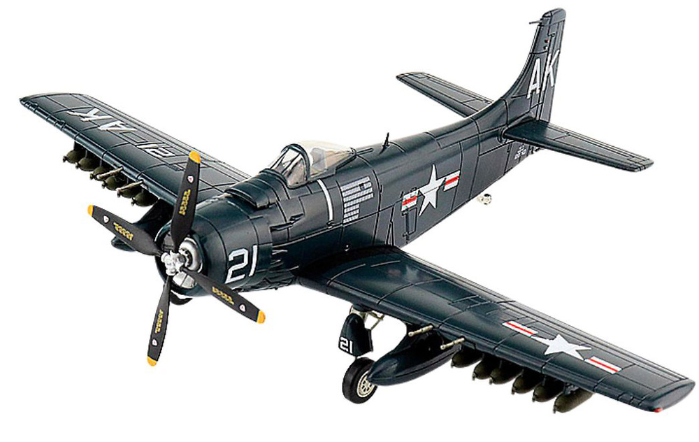 Douglas AD-3 Skyraider 122743, VMA-121, US Marines, Korean War, 1:72, Hobby Master 