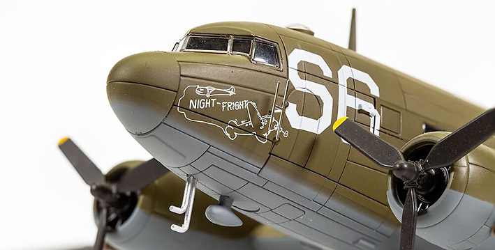Douglas C-47A Skytrain, 'Night Fright', 5th/6th June, 1944, 1:72, Corgi 