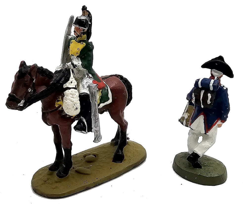 Drummer and Soldier on Horseback, Battle of Austerlitz, 1:60, Del Prado DAU049 