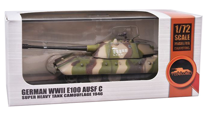 E100 Ausf C, Super Heavy Tank, Germany, 1946, 1:72, Modelcollect 