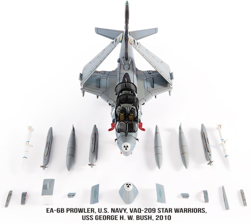 EA6B Prowler US Navy VAQ-209 Star Warriors, 2010, 1:72, JC Wings 