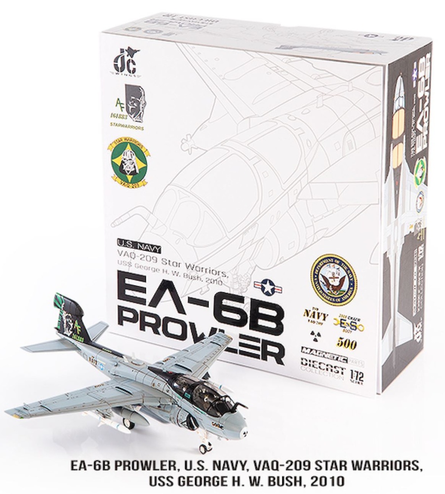 EA6B Prowler US Navy VAQ-209 Star Warriors, 2010, 1:72, JC Wings 