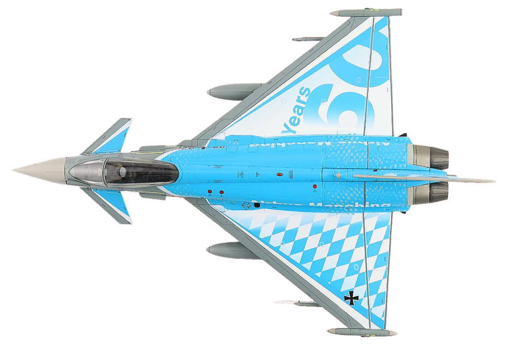 EF-2000 “60 Years Airbus Manching” 98+07, Luftwaffe, September 2022, 1:72, Hobby Master 
