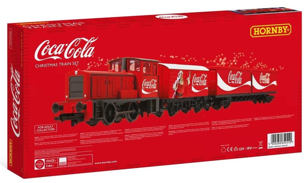 Electric Christmas Coca-Cola Train Set, Hornby 