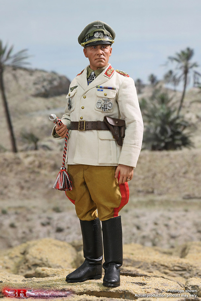 Erwin Rommel-Desert Fox General Field Marshal of German Afrika Korps, 1:6, 3R 