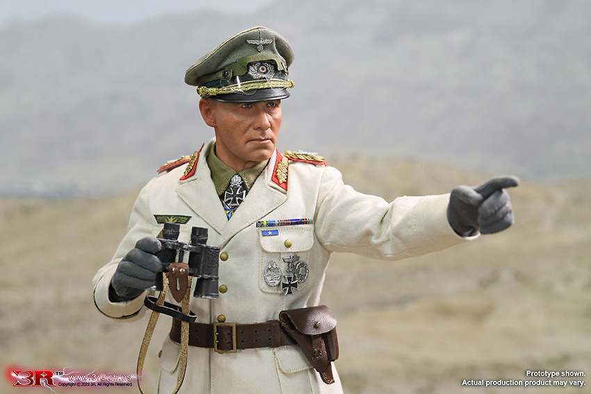 Erwin Rommel-Desert Fox General Field Marshal of German Afrika Korps, 1:6, 3R 