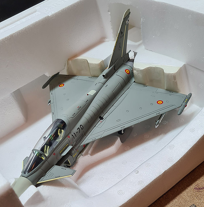 Eurofighter Tiphoon, Spanish Army, Ala 11, Morón Air Base, 1:48, Franklin Mint 