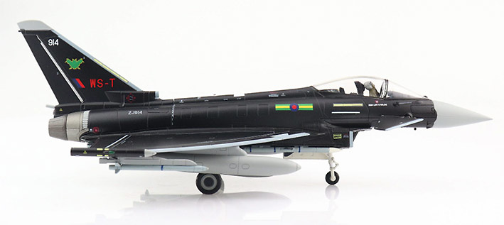 Eurofighter Typhoon FGR.Mk 4, RAF No.9 Sqn, ZJ914 Aggressor, Lossiemouth, Scotland, 2020, 1:72, Hobby Master 