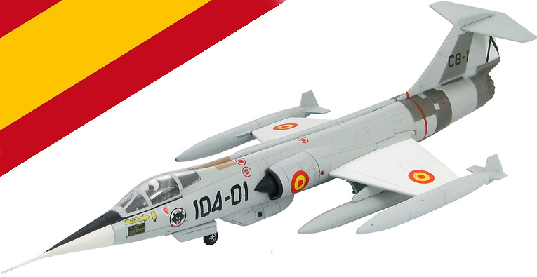 F-104G Starfighter, 6/16 Wing, Spanish Air Force, 1:72, Hobby Master 