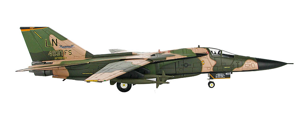 F-111F Aardvark 70-2403, 493rd, TFS CO, Lakenheath, England, 1991, 1:72, Hobby Master 