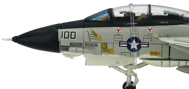 F-14A Tomcat, U.S.Navy, VF-41 Black Aces AJ100, 1978, 1:144, Century Wings 