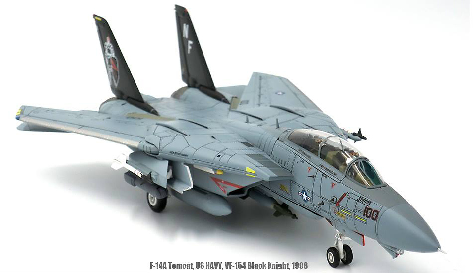 F-14A Tomcat, USN VF-154 Black Knights, 1998, 1:72, JC Wings 