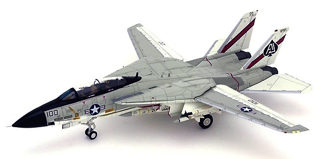 F-14A Tomcat U.S.Navy VF-41 Black Aces AJ100, 1978, USS Nimitz, 1:72, Century Wings 