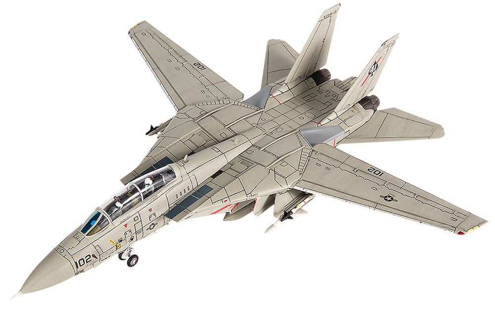 F-14B Tomcat, VF-41 Black Aces, USS Nimitz, Gulf of Sidra Incident, 19th August, 1981, 1:72, JC Wings 