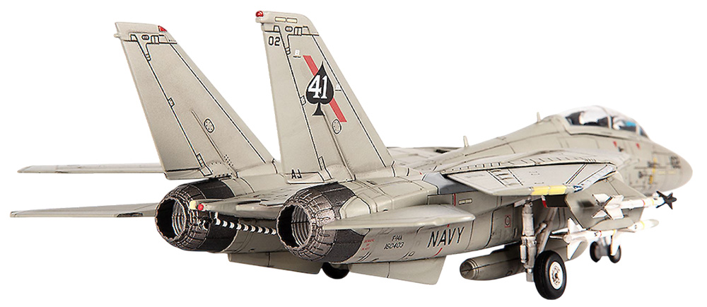 F-14B Tomcat, VF-41 Black Aces, USS Nimitz, Gulf of Sidra Incident, 19th August, 1981, 1:72, JC Wings 