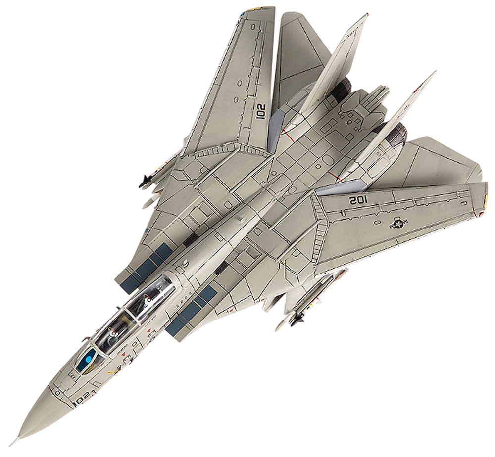 F-14B Tomcat, VF-41 Black Aces, USS Nimitz, Gulf of Sidra Incident, 19th August, 1981, 1:72, JC Wings 