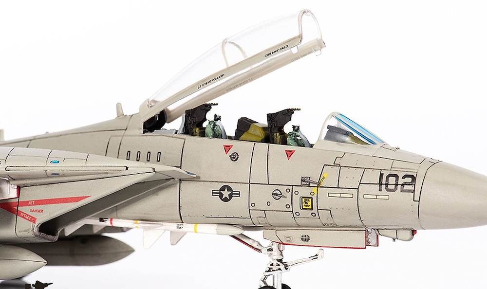 F-14B Tomcat, VF-41 Black Aces, USS Nimitz, Gulf of Sidra Incident, 19th August, 1981, 1:72, JC Wings 