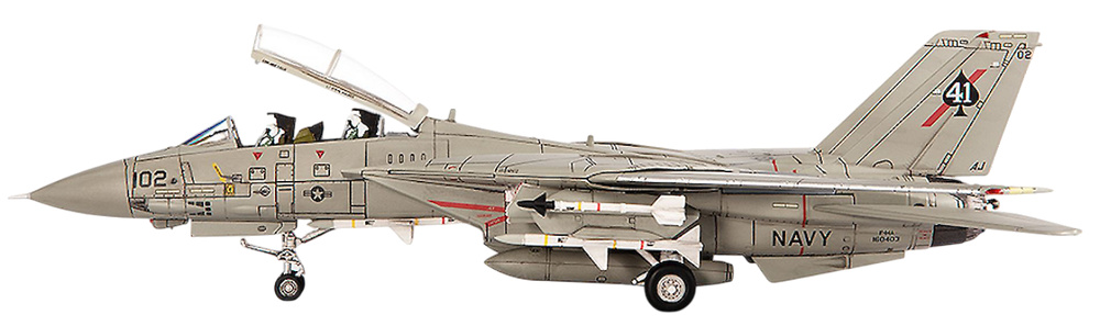 F-14B Tomcat, VF-41 Black Aces, USS Nimitz, Gulf of Sidra Incident, 19th August, 1981, 1:72, JC Wings 