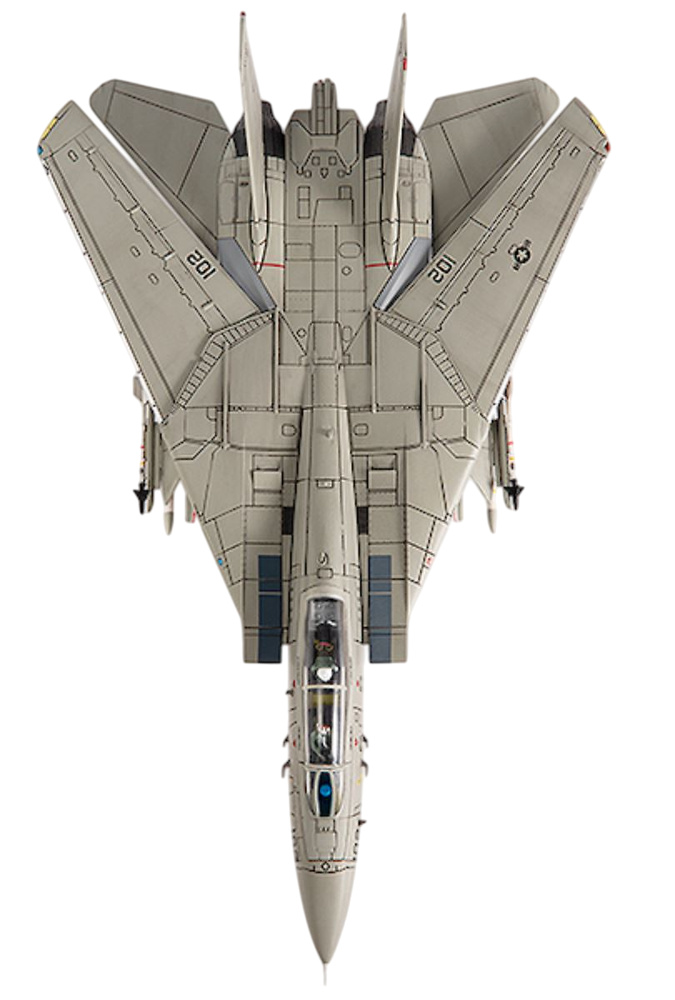 F-14B Tomcat, VF-41 Black Aces, USS Nimitz, Gulf of Sidra Incident, 19th August, 1981, 1:72, JC Wings 