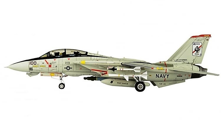 F-14D Tomcat VF-41 Black Aces, USS Enterprise CVN-65, 2001