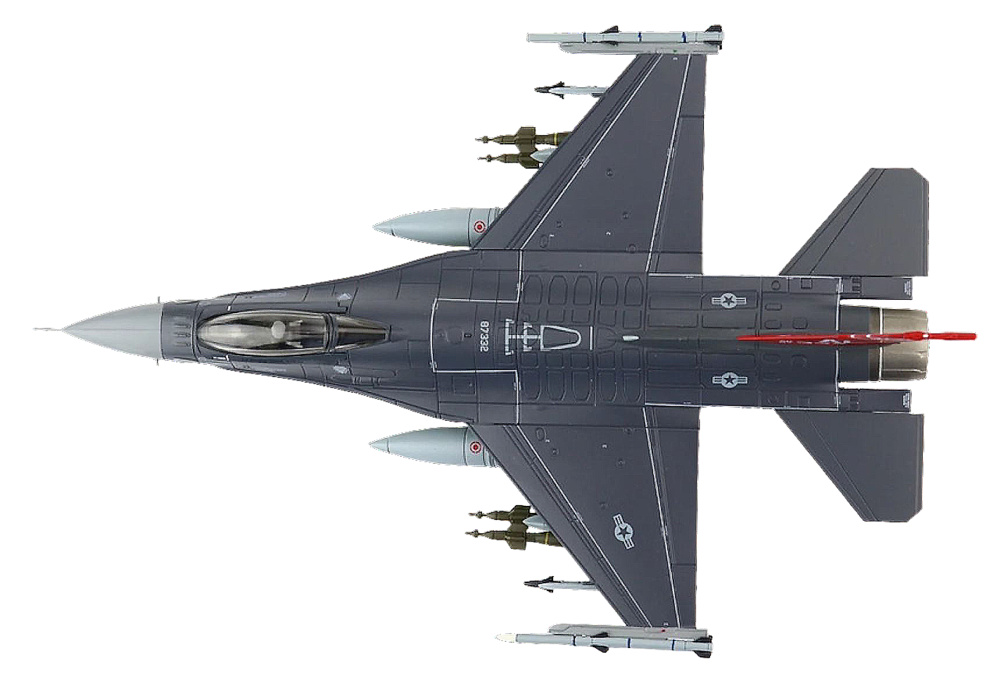 F-16C Fighting Falcon 87-0332, 100th FS, 187th FW, Alabama ANG, 2021, 1:72, Hobby Master 