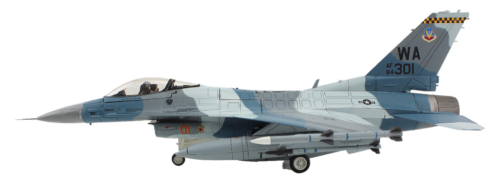 F-16C Fighting Falcon USAF 57th WG, 64th AGRS, Nellis AFB, NV, 2012, 1:72, Hobby Master 