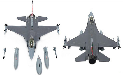 F-16C Fighting Falcon USAF ANG, 115th Fighter Wing, 70th Anniversary Edition, 2018, 1:72, JC Wings 